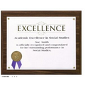 Black Marble Traditional Certificate Plaque Kit